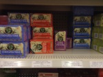 A shelf of medicinal teas
